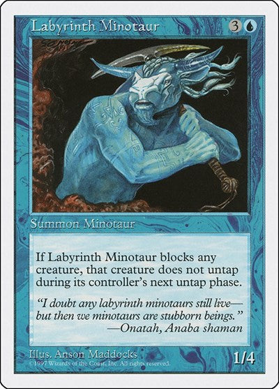 Labyrinth Minotaur [Fifth Edition] | Exor Games Dartmouth