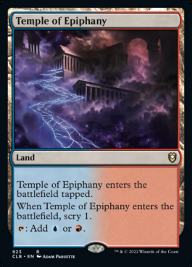 Temple of Epiphany [Commander Legends: Battle for Baldur's Gate] | Exor Games Dartmouth