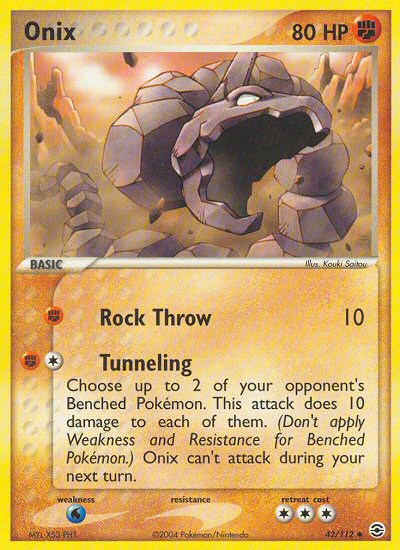 Onix (42/112) [EX: FireRed & LeafGreen] | Exor Games Dartmouth