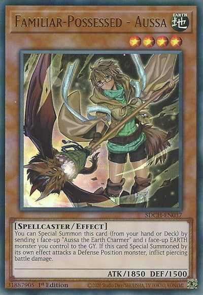 Familiar-Possessed - Aussa (Alternate Art) [SDCH-EN037] Ultra Rare | Exor Games Dartmouth