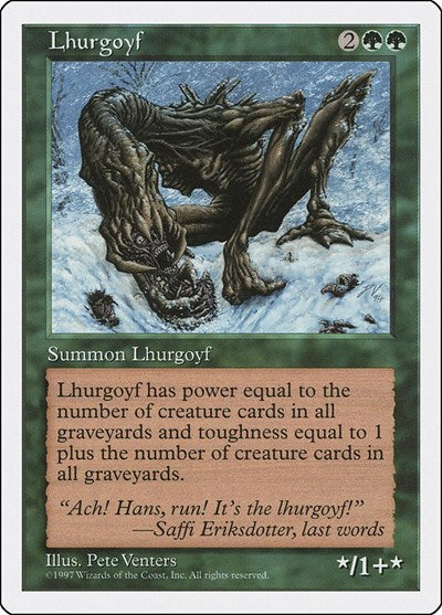 Lhurgoyf [Fifth Edition] | Exor Games Dartmouth