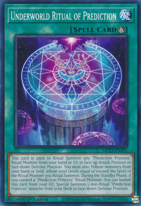 Underworld Ritual of Prediction [MP23-EN203] Common | Exor Games Dartmouth