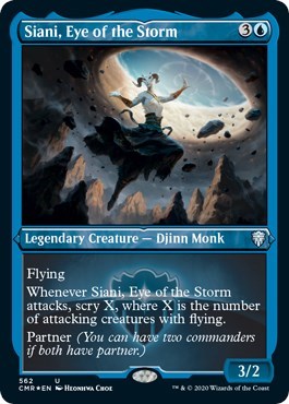 Siani, Eye of the Storm (Foil Etched) [Commander Legends] | Exor Games Dartmouth