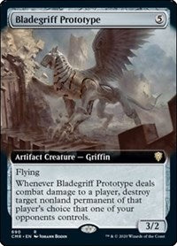 Bladegriff Prototype (Extended Art) [Commander Legends] | Exor Games Dartmouth