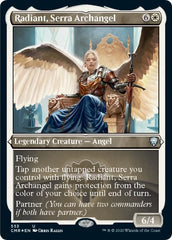 Radiant, Serra Archangel (Foil Etched) [Commander Legends] | Exor Games Dartmouth