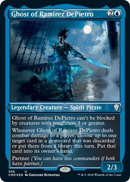 Ghost of Ramirez DePietro (Foil Etched) [Commander Legends] | Exor Games Dartmouth