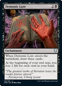 Demonic Lore [Commander Legends] | Exor Games Dartmouth