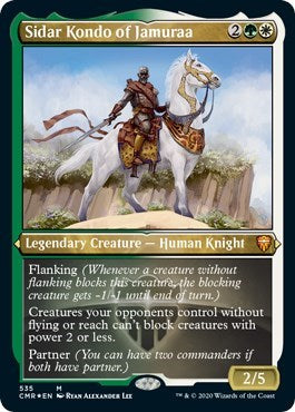 Sidar Kondo of Jamuraa (Foil Etched) [Commander Legends] | Exor Games Dartmouth