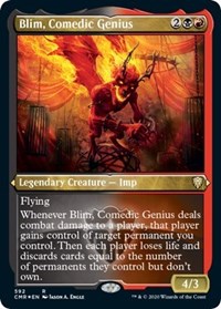 Blim, Comedic Genius (Foil Etched) [Commander Legends] | Exor Games Dartmouth