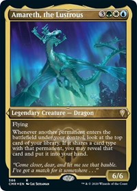 Amareth, the Lustrous (Foil Etched) [Commander Legends] | Exor Games Dartmouth