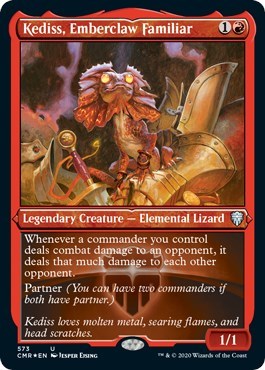 Kediss, Emberclaw Familiar (Foil Etched) [Commander Legends] | Exor Games Dartmouth