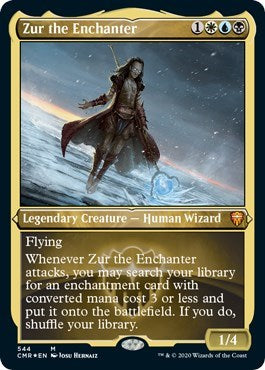 Zur the Enchanter (Foil Etched) [Commander Legends] | Exor Games Dartmouth