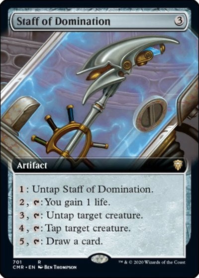 Staff of Domination (Extended Art) [Commander Legends] | Exor Games Dartmouth