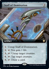 Staff of Domination (Extended Art) [Commander Legends] | Exor Games Dartmouth