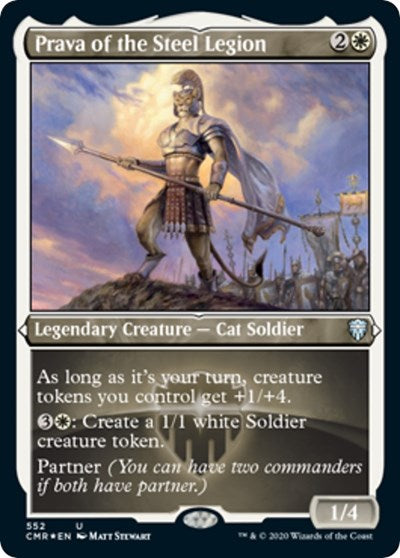 Prava of the Steel Legion (Foil Etched) [Commander Legends] | Exor Games Dartmouth