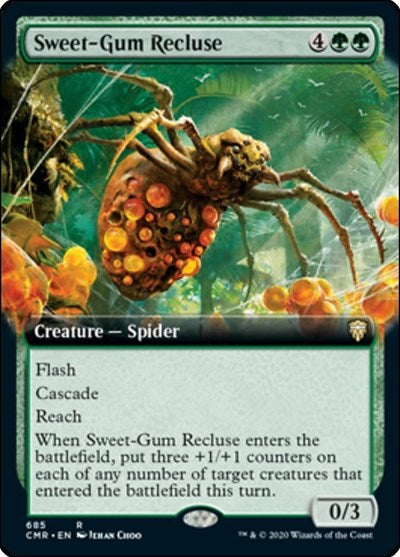 Sweet-Gum Recluse (Extended Art) [Commander Legends] | Exor Games Dartmouth