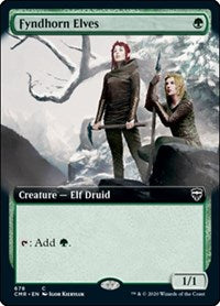 Fyndhorn Elves (Extended Art) [Commander Legends] | Exor Games Dartmouth