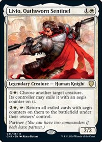 Livio, Oathsworn Sentinel [Commander Legends] | Exor Games Dartmouth