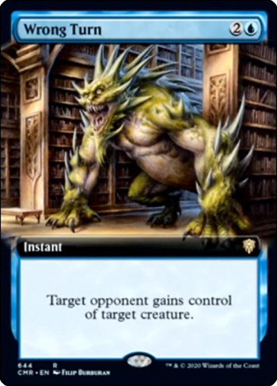 Wrong Turn (Extended Art) [Commander Legends] | Exor Games Dartmouth