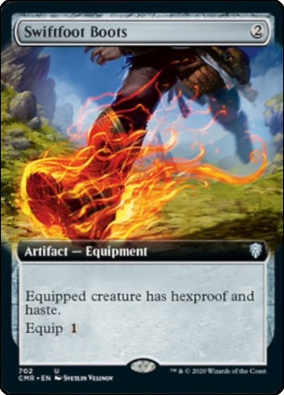 Swiftfoot Boots (Extended Art) [Commander Legends] | Exor Games Dartmouth