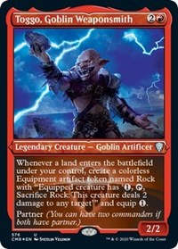 Toggo, Goblin Weaponsmith (Foil Etched) [Commander Legends] | Exor Games Dartmouth