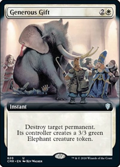 Generous Gift (Extended Art) [Commander Legends] | Exor Games Dartmouth