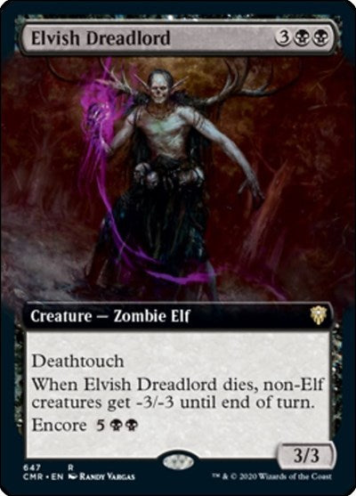 Elvish Dreadlord (Extended Art) [Commander Legends] | Exor Games Dartmouth