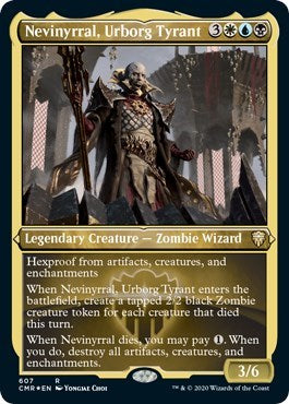 Nevinyrral, Urborg Tyrant (Foil Etched) [Commander Legends] | Exor Games Dartmouth