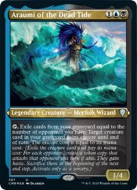 Araumi of the Dead Tide (Foil Etched) [Commander Legends] | Exor Games Dartmouth