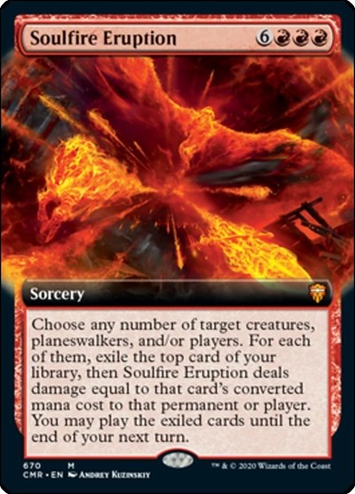 Soulfire Eruption (Extended Art) [Commander Legends] | Exor Games Dartmouth