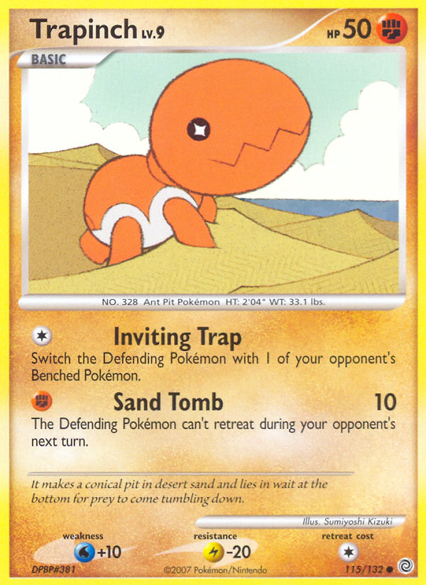 Trapinch (115/132) [Diamond & Pearl: Secret Wonders] | Exor Games Dartmouth