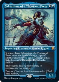 Sakashima of a Thousand Faces (Foil Etched) [Commander Legends] | Exor Games Dartmouth