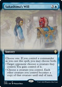 Sakashima's Will (Extended Art) [Commander Legends] | Exor Games Dartmouth