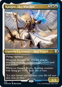 Kangee, Sky Warden (Foil Etched) [Commander Legends] | Exor Games Dartmouth