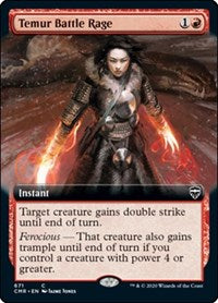 Temur Battle Rage (Extended Art) [Commander Legends] | Exor Games Dartmouth