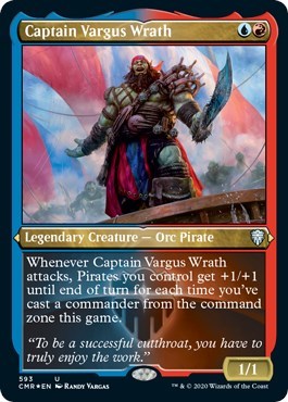 Captain Vargus Wrath (Foil Etched) [Commander Legends] | Exor Games Dartmouth