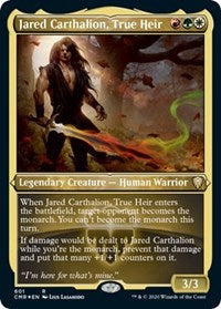 Jared Carthalion, True Heir (Foil Etched) [Commander Legends] | Exor Games Dartmouth