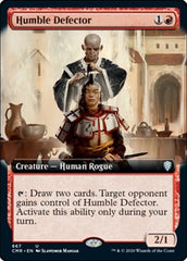 Humble Defector (Extended Art) [Commander Legends] | Exor Games Dartmouth