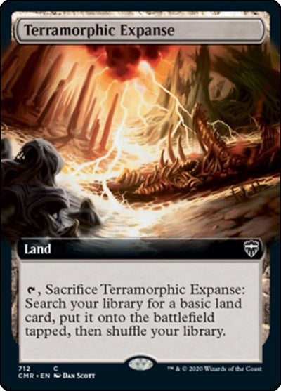 Terramorphic Expanse (Extended Art) [Commander Legends] | Exor Games Dartmouth