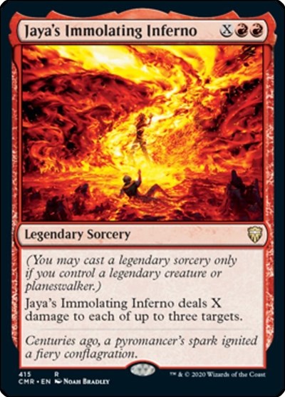 Jaya's Immolating Inferno [Commander Legends] | Exor Games Dartmouth