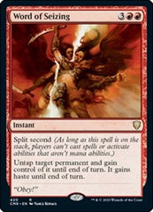 Word of Seizing [Commander Legends] | Exor Games Dartmouth