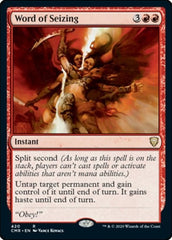 Word of Seizing [Commander Legends] | Exor Games Dartmouth