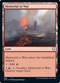 Memorial to War [Commander Legends] | Exor Games Dartmouth