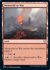 Memorial to War [Commander Legends] | Exor Games Dartmouth