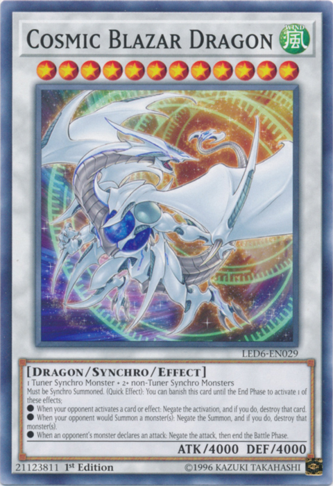 Cosmic Blazar Dragon [LED6-EN029] Common | Exor Games Dartmouth