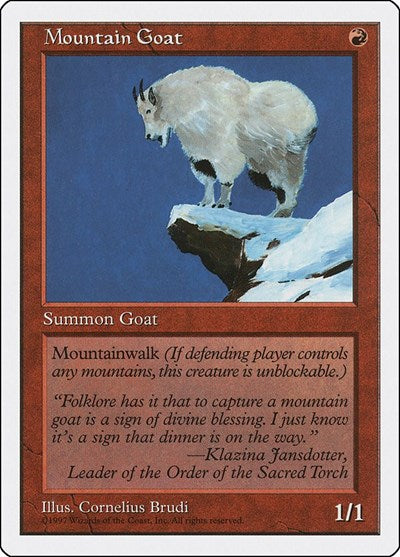 Mountain Goat [Fifth Edition] | Exor Games Dartmouth