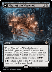 Altar of the Wretched // Wretched Bonemass (Extended Art) [The Lost Caverns of Ixalan Commander] | Exor Games Dartmouth