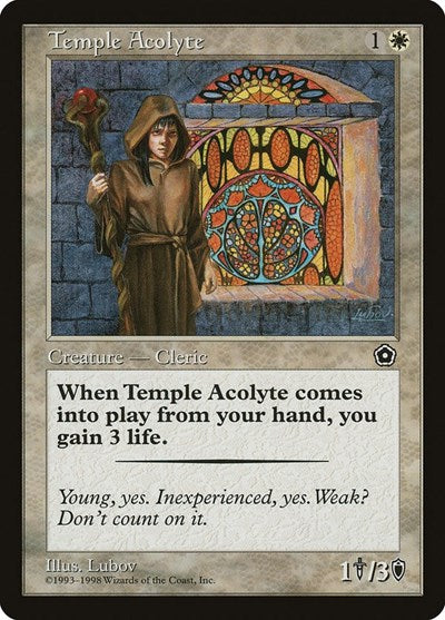 Temple Acolyte [Portal Second Age] | Exor Games Dartmouth