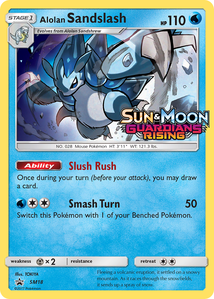 Alolan Sandslash (SM18) (Prerelease Promo) [Sun & Moon: Black Star Promos] | Exor Games Dartmouth