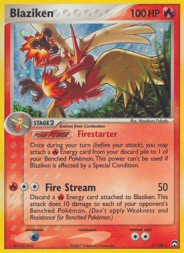 Blaziken (5/108) [EX: Power Keepers] | Exor Games Dartmouth